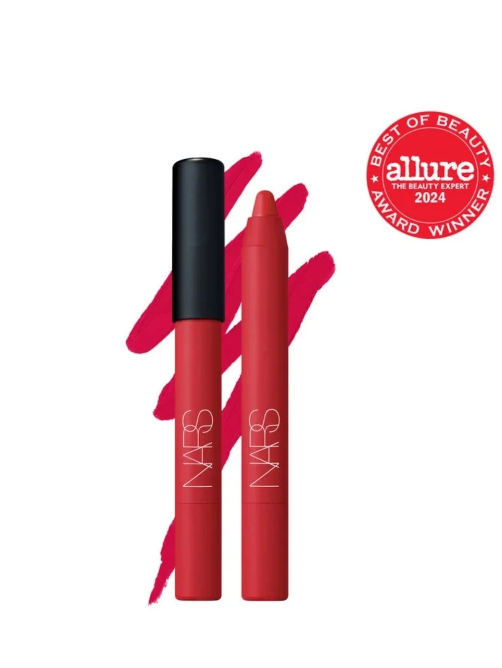 🌺NARS Dragon Girl Powermatte High Intensity Lip Pencil Matte Red Lipstick